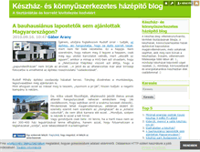 Tablet Screenshot of keszhaz.blog.hu