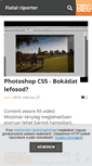 Mobile Screenshot of fiatalriporter.blog.hu
