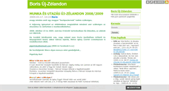 Desktop Screenshot of borisujzelandon.blog.hu