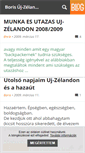 Mobile Screenshot of borisujzelandon.blog.hu