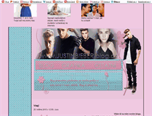 Tablet Screenshot of justinbieber.blog.cz
