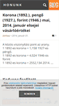 Mobile Screenshot of honunk.blog.hu