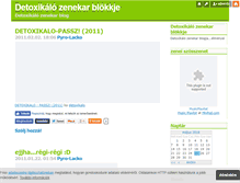 Tablet Screenshot of detoxikalo.blog.hu