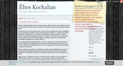 Desktop Screenshot of eheskockahas.blog.hu