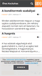 Mobile Screenshot of eheskockahas.blog.hu