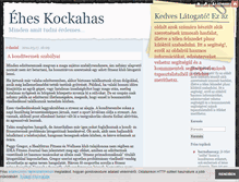 Tablet Screenshot of eheskockahas.blog.hu