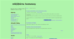 Desktop Screenshot of mlekarnakosmonosy.blog.cz