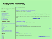 Tablet Screenshot of mlekarnakosmonosy.blog.cz