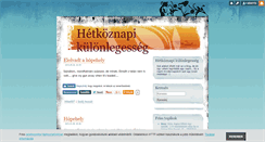 Desktop Screenshot of lookatmylife.blog.hu