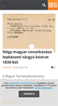 Mobile Screenshot of lepkeskonyvek.blog.hu