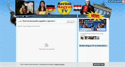 Desktop Screenshot of berlinimagyartv.blog.hu