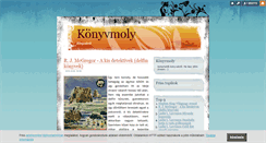 Desktop Screenshot of kedvenckonyvek.blog.hu