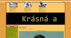 Desktop Screenshot of krasna-a-fit.blog.cz