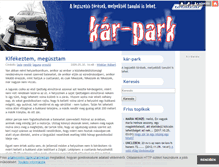 Tablet Screenshot of karpark.blog.hu