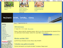 Tablet Screenshot of letak-letaky.blog.cz