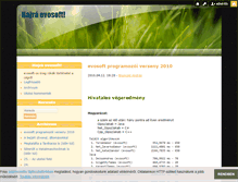 Tablet Screenshot of evosoft.blog.hu