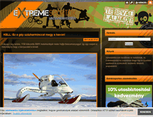 Tablet Screenshot of extremesportok.blog.hu