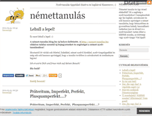 Tablet Screenshot of nemet-tanulas.blog.hu