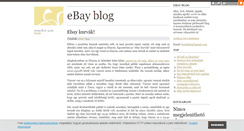 Desktop Screenshot of ebay.blog.hu