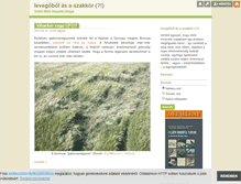 Tablet Screenshot of legiregesz.blog.hu