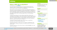 Desktop Screenshot of bme-vik-golyatabor.blog.hu