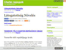 Tablet Screenshot of charterrepjegyek.blog.hu