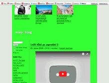 Tablet Screenshot of miky27.blog.cz