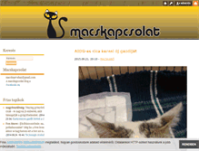 Tablet Screenshot of macskapcsolat.blog.hu