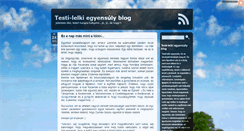 Desktop Screenshot of egyensuly.blog.hu