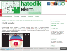 Tablet Screenshot of hatodikelem.blog.hu