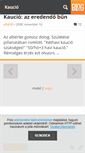Mobile Screenshot of kaucio.blog.hu