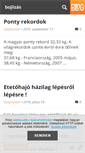 Mobile Screenshot of bojlizas.blog.hu