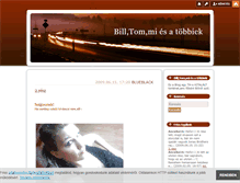 Tablet Screenshot of ichliebebill.blog.hu
