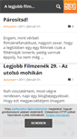 Mobile Screenshot of legjobbfilmzene.blog.hu