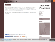 Tablet Screenshot of legjobbfilmzene.blog.hu