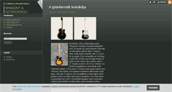 Desktop Screenshot of gitarom.blog.hu