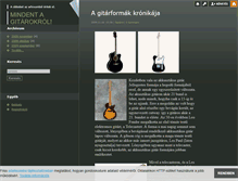 Tablet Screenshot of gitarom.blog.hu