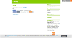 Desktop Screenshot of diohej.blog.hu