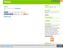 Tablet Screenshot of diohej.blog.hu