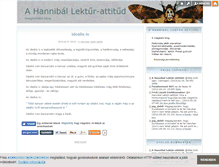 Tablet Screenshot of hannibal.blog.hu