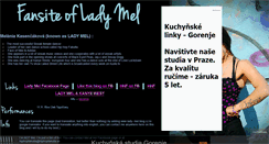 Desktop Screenshot of lady-mel.blog.cz