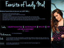 Tablet Screenshot of lady-mel.blog.cz