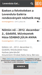 Mobile Screenshot of levendulagaleria.blog.hu