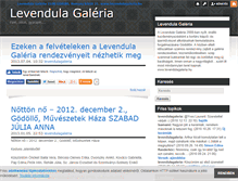 Tablet Screenshot of levendulagaleria.blog.hu