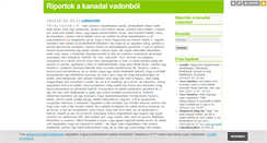 Desktop Screenshot of kanadaivadon.blog.hu