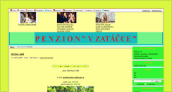 Desktop Screenshot of penzionvzatacce.blog.cz