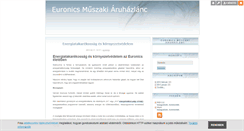 Desktop Screenshot of euronics.blog.hu
