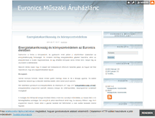 Tablet Screenshot of euronics.blog.hu