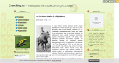 Desktop Screenshot of chem.blog.hu