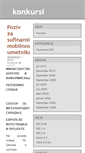 Mobile Screenshot of konkursi.blog.rs